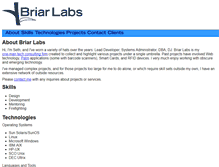 Tablet Screenshot of briar.com